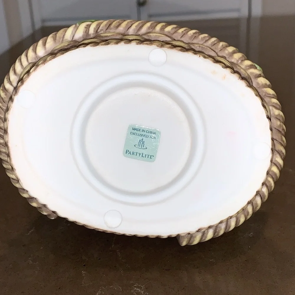 NiB PartyLite Floral Bouquet Tealight Candle Holder P7747 - Picture 6 of 8